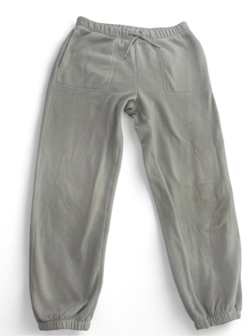 Old Navy Kids Gray Fleece Jogger Sweatpants Size Large (10–12)